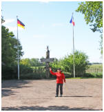 Das erste geografische Tagesziel ist erreicht