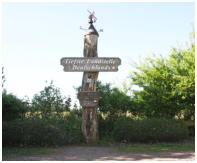 Der Pfahl ist ein begehrtes Fotomotiv