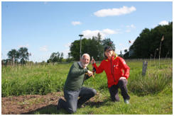 Hier k�nnte die vermessene tiefste Landstelle Deutschlands liegen