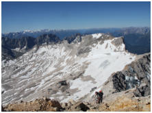 Vom Zugspitzplatt aus geht`s auf den SW-Grat