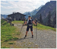 Start der Wanderung. Bis zur Speicherh�tte wird geradelt.