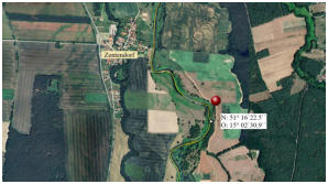 Von Zentendorf bis zum �stlichsten Punkt Deutschlands sind es ca. 1 km Fu�weg